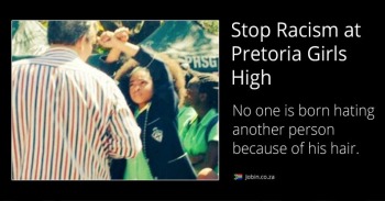 Stop racism in Pretoria Girls High mini